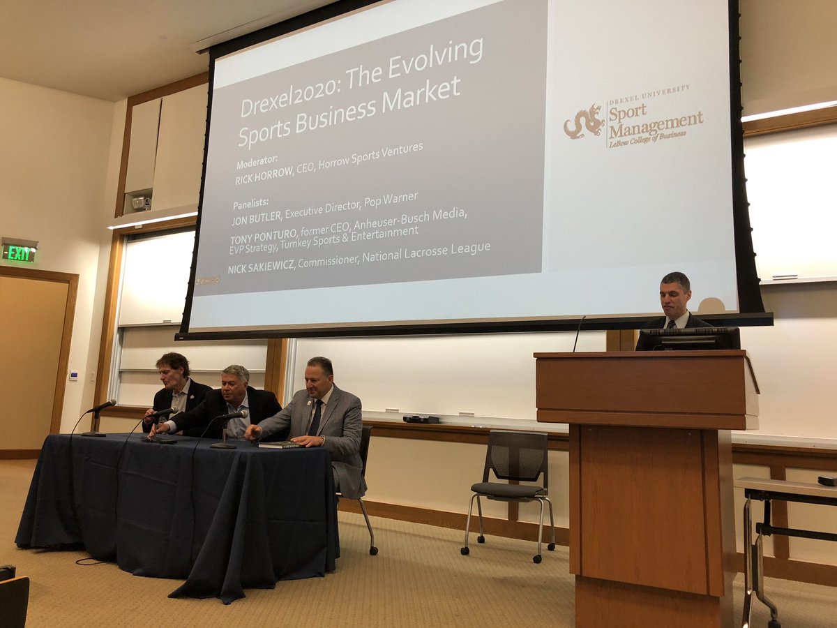 jflevine's tweet photo. Here we go @DrexelSMT #SportBusiness #Drexel2020 https://t.co/YduuAkMCBo