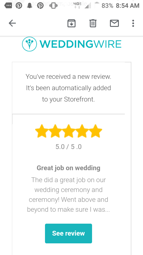 MackDetailing's tweet photo. Customer gave us a 5 star rating a beach wedding from saturday https://t.co/SwItPZek7Z