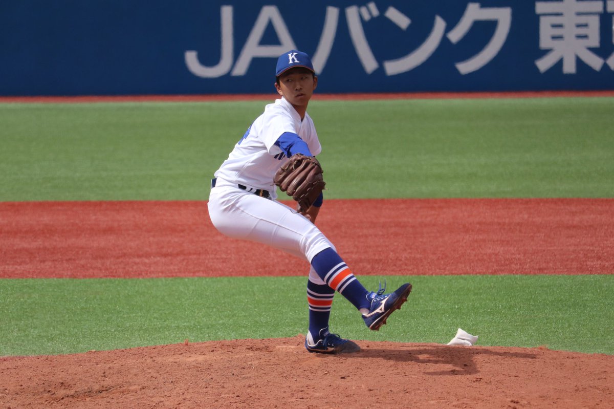ho73_189's tweet photo. 東都1部 春季リーグ
駒澤
新村太郎選手(①日大藤沢)

進路知ったとき日藤のエース日大来ないんか😂ってなったけど、駒澤で1年生から投げてるのすごい。頑張ってほしい\( ˆoˆ )/✨ https://t.co/0eDkoHWP9I