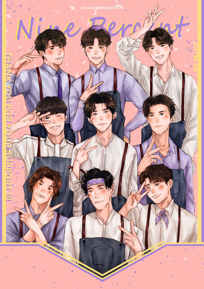 NINEPERCENTTH_'s tweet photo. 190506 #NINEPERCENT 

对你的爱从来没有减少💙

#AlwaysstaywithNinePercent #13monthswithNinePercent 

//วันนี้แอดเอาFAน่ารักๆ เป็นภาพของที่ระลึกโดเนทมาให้ชมกันก่อนค่ะ ทีมแอดต้องวาดทั้ง9คนเลย ต้องใช้เวลาพอสมควรอดใจรอกันอีกนิดน้า
[Fanart by @NINEPERCENTTH_ ] https://t.co/zBk9YAjGxN