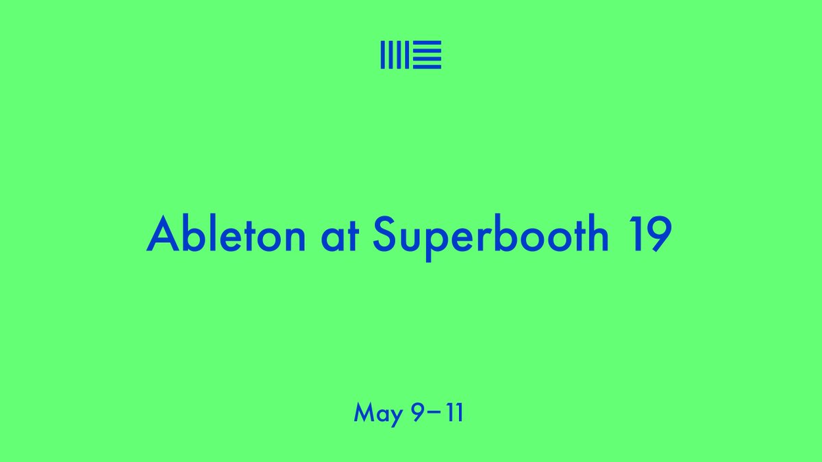 Ableton tweet media