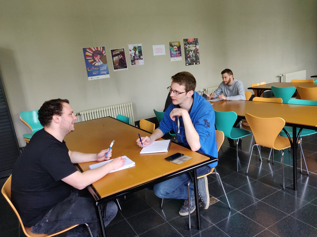 Technocite's tweet photo. 🔝 départ de 2 nouvelles formations ce matin à Technocité Hornu : #Javascript & Découverte de Java - Tremplin pour #DevOps ! 😉 Petit déj & activités brise-glace au programme! #letsgo #formation #informatique #java #movetodigital #accueil #stagiaires @LeForem @CeforaFormation https://t.co/5E2zbGasIC
