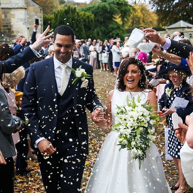 OrangerySettrin's tweet photo. Danielle &amp; Charles make their way to the Church to their reception at the Orangery, Settrington #confetti #churchwedding #yorkshireweddings https://t.co/O32f723jCM https://t.co/APwtQfw9fu
