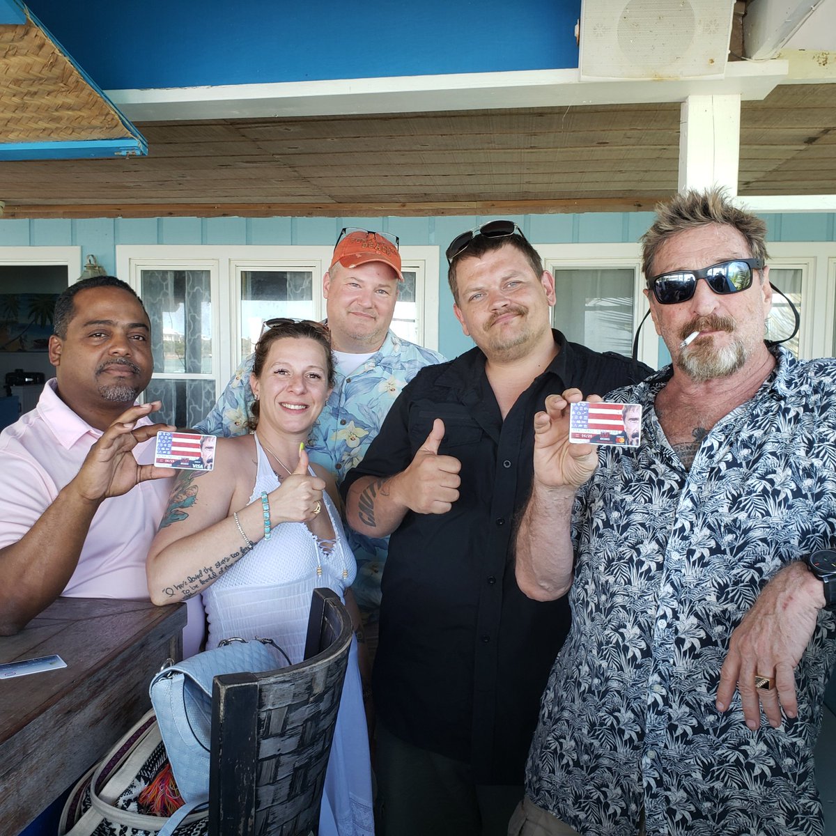 John McAfee tweet media