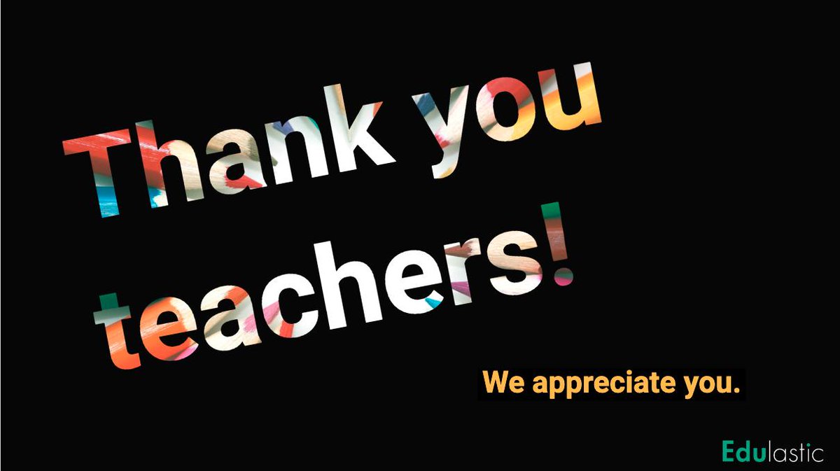 Edulastic's tweet photo. “A teacher is one who can show you the way to yourself.” 
- Erwin Chargaff

Teachers: Take a moment to breathe and pat your self on the back. 
Thank you for all the wonderful work you do on a yearly, daily &amp; even hourly basis. 🙏
#TeacherAppreciationWeek #Thankateacher #education https://t.co/ezQxiUwyfY