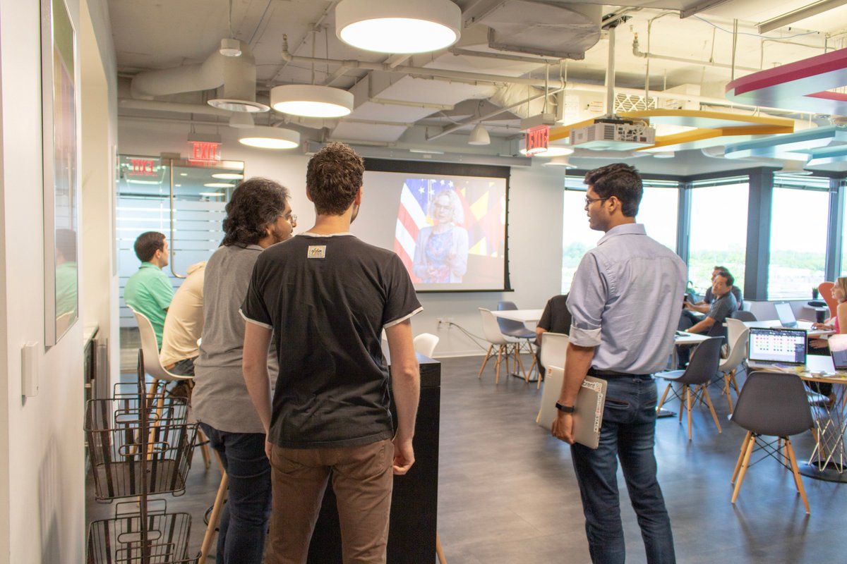 VibrentHealth's tweet image. Live streaming at the Vibrent Café, @AllofUsResearch symposium, “From Data to Discoveries: Creating a Research Program for All of Us,” all about what it takes to build one of the largest, most diverse health databases in history. bit.ly/2VzcFiq
