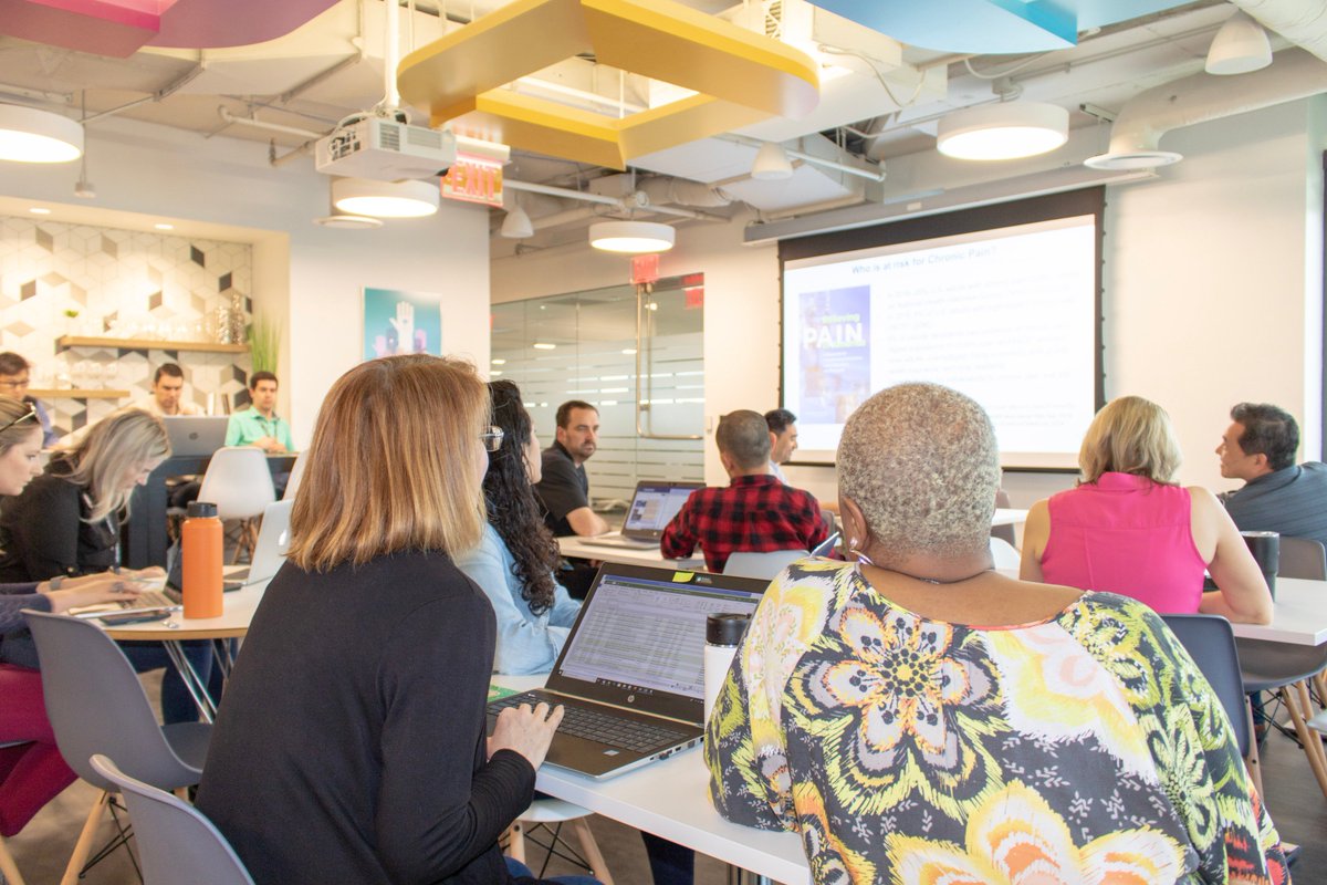 VibrentHealth's tweet image. Live streaming at the Vibrent Café, @AllofUsResearch symposium, “From Data to Discoveries: Creating a Research Program for All of Us,” all about what it takes to build one of the largest, most diverse health databases in history. bit.ly/2VzcFiq