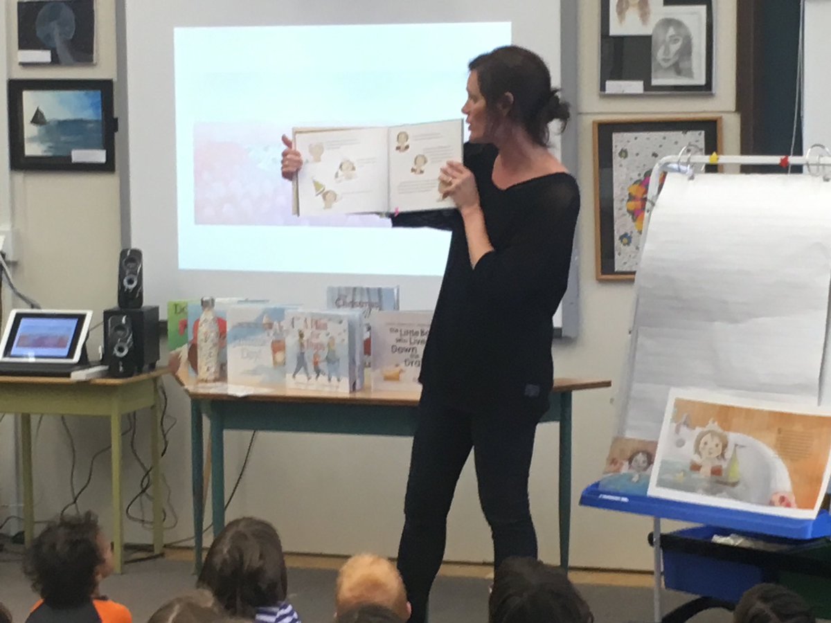 WallinAndrea's tweet photo. Feeling inspired! Exploring illustrator technique &amp; process with Canadian illustrator Brooke Kerrigan during Canada Book Week in Kamloops-Thompson schools. https://t.co/XajU9P8MeB