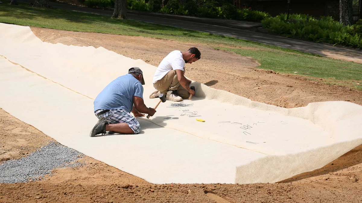 IVI_GOLF's tweet photo. We just got back from High Meadows GC in Roaring Gap, NC which will soon be a feature on https://t.co/5HLdOs9pO9's Bunker Channel.  Architect Bill Bergin headed the Sandtrapper project with Superintendent Nathan Biggs.  A lot of bunker and tee work at a great mountain course. https://t.co/Nvu9XmYLV9