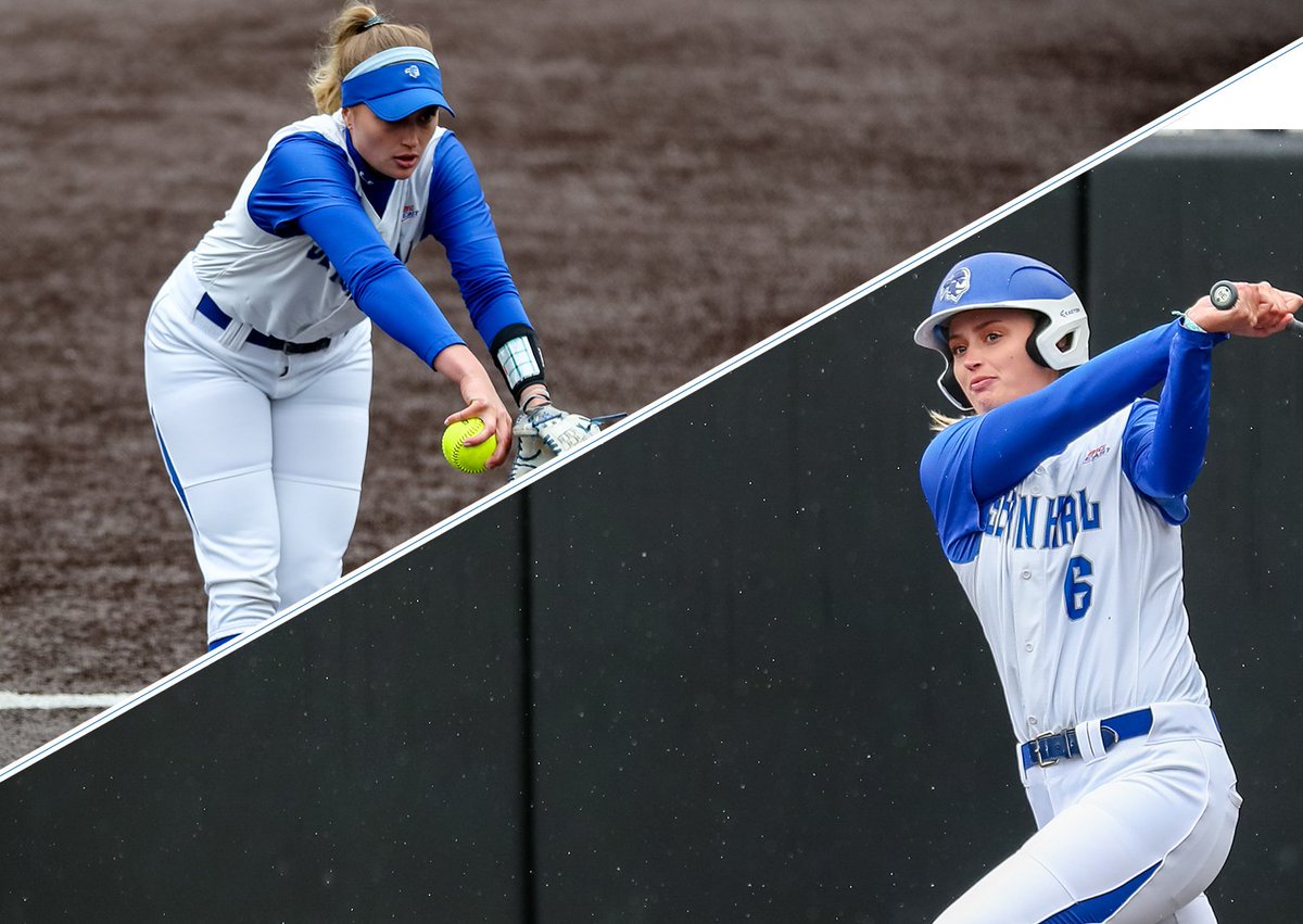 SHUSoftball's tweet photo. Congrats to Chrisa Head (@chrisa_head) on a nod to the final #BIGEASTsb weekly honor roll!

Chrisa hit (.429, HR, 2 RBI) and pitched (2-0, 3.09 ERA, 8 K) us to a series win at Creighton over the weekend. #HALLin https://t.co/M2jUkrD27I