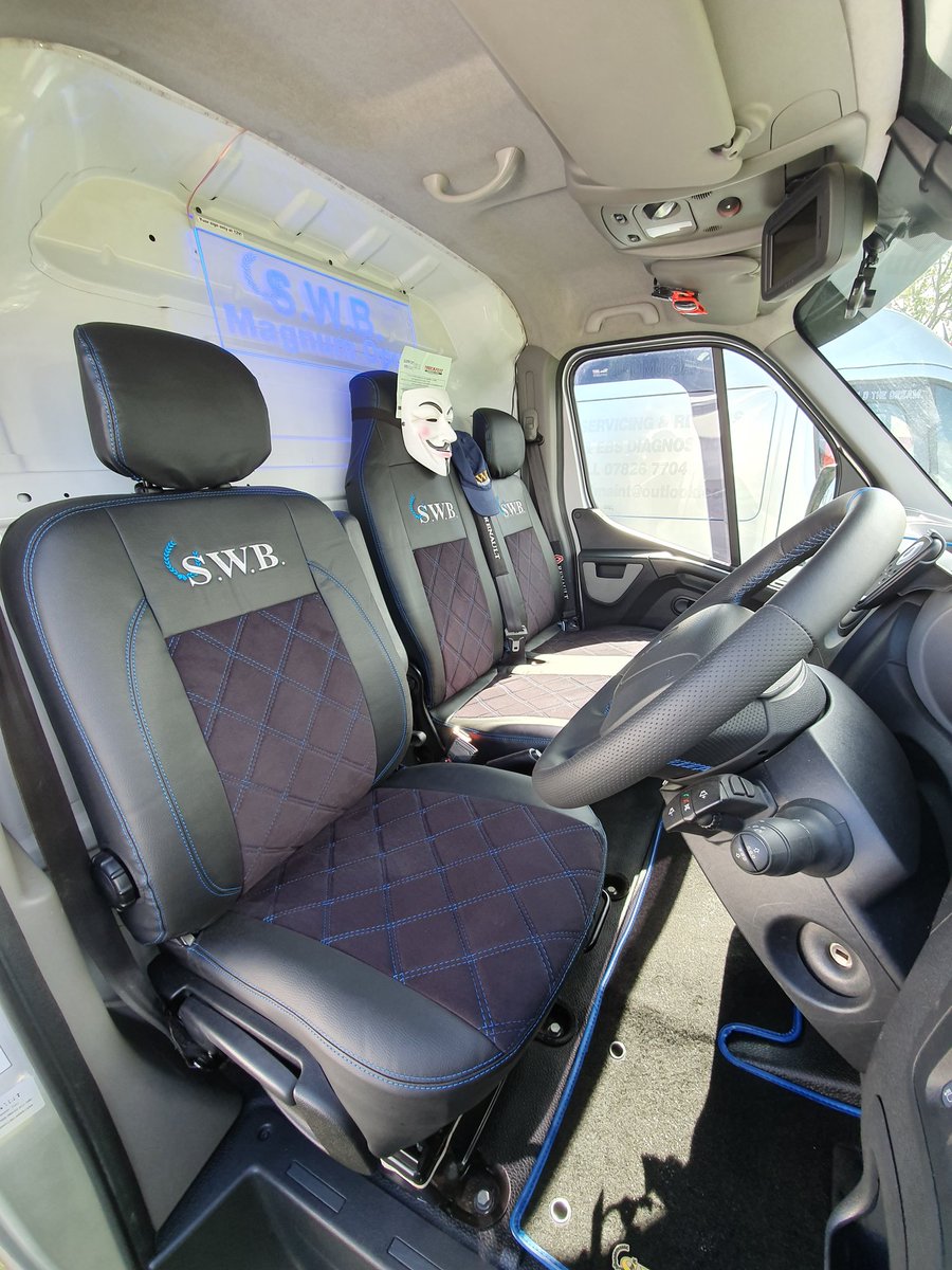 SwbFleet's tweet photo. Best thing about our new van seats, is we fitted heated elements. Not just a good service technician, but an electrically adept one. @SwbFleet #trythelittleguy https://t.co/mIqs1VbDId