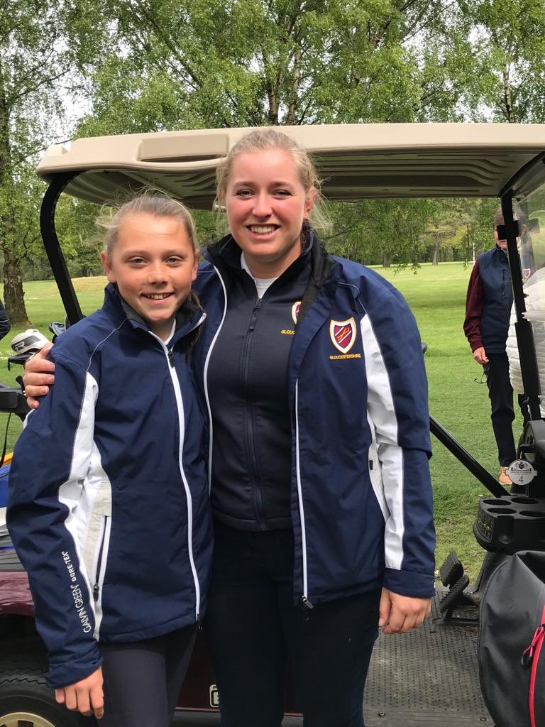 130 odd holes in 4 days but still Really  enjoyed playing in my first County Ladies Match for @glcga 2nd team.  Didn’t manage a point but the team beat Dorset 5-4. Big thanks to @_alexsaunders__ for caddying for me in the singles #GoGlos