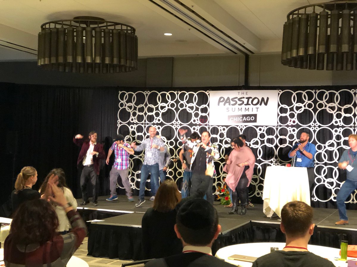 After lunch getting the blood pumping!!  #thepassionsummit