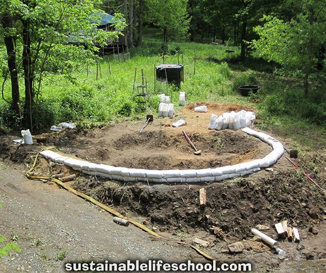 SusLifeSchool's tweet photo. Here's a pic of the current progress on our #earthbagpool. The workshop on Saturday went great and we had an awesome group. Hopefully we should get the liner in soon and be swimming our hearts out! 
Follow us @sustainablelifeschool for more on:

#earthbag #earthbuilding #nat… https://t.co/wTOSWNjvMB