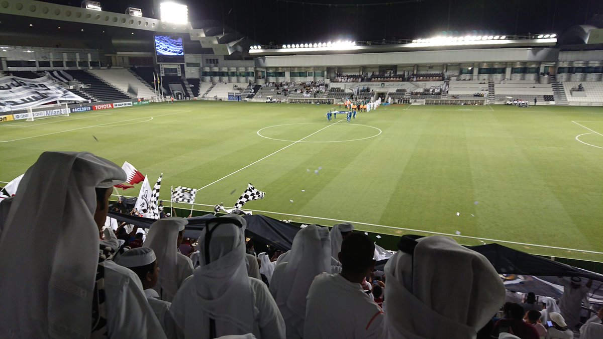 LukasPecena's tweet photo. V domacim kotli na zapase Asijske ligy mistru.  Come on Al Sadd 👏 #goXAVI https://t.co/p8edxQpl7n