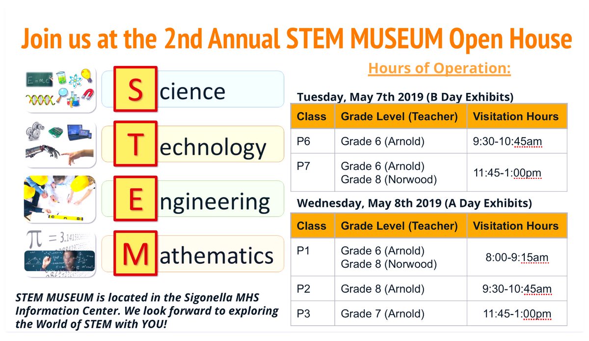CSArnoldScience's tweet image. Wish us luck! Tomorrow we’ve got approximately 40 exhibits on display at the STEM Museum Open House! Wednesday’s Open House will have another 55 or so exhibits......hope to see you there! #SigScienceRocks,  #teach4DoDEA,  #teacherforlife