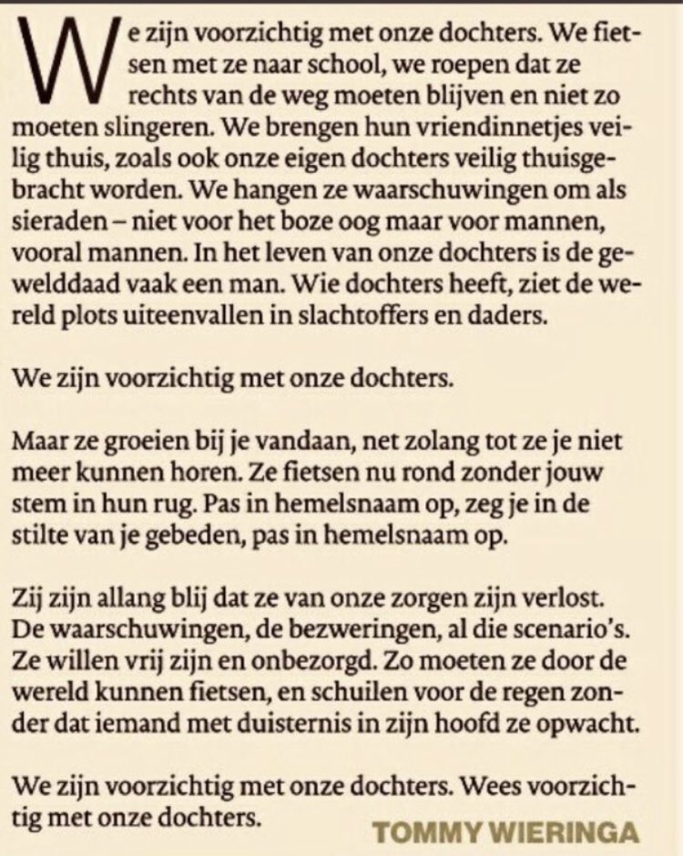 Iemands dochter. #JulieVanEspen