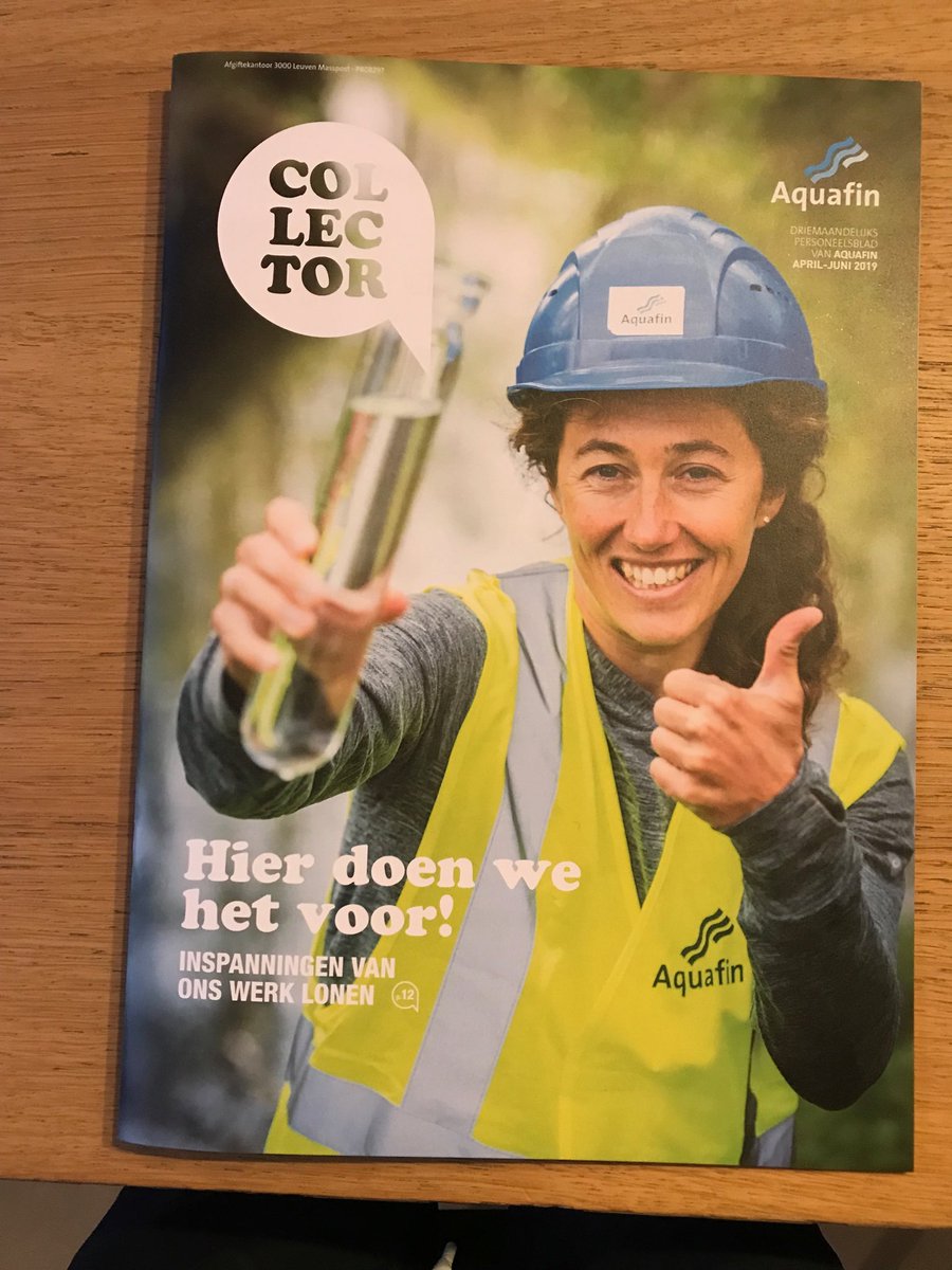 Zo mooi kunnen werk en hobby in elkaar overgaan .. #triatlon #Aquafin