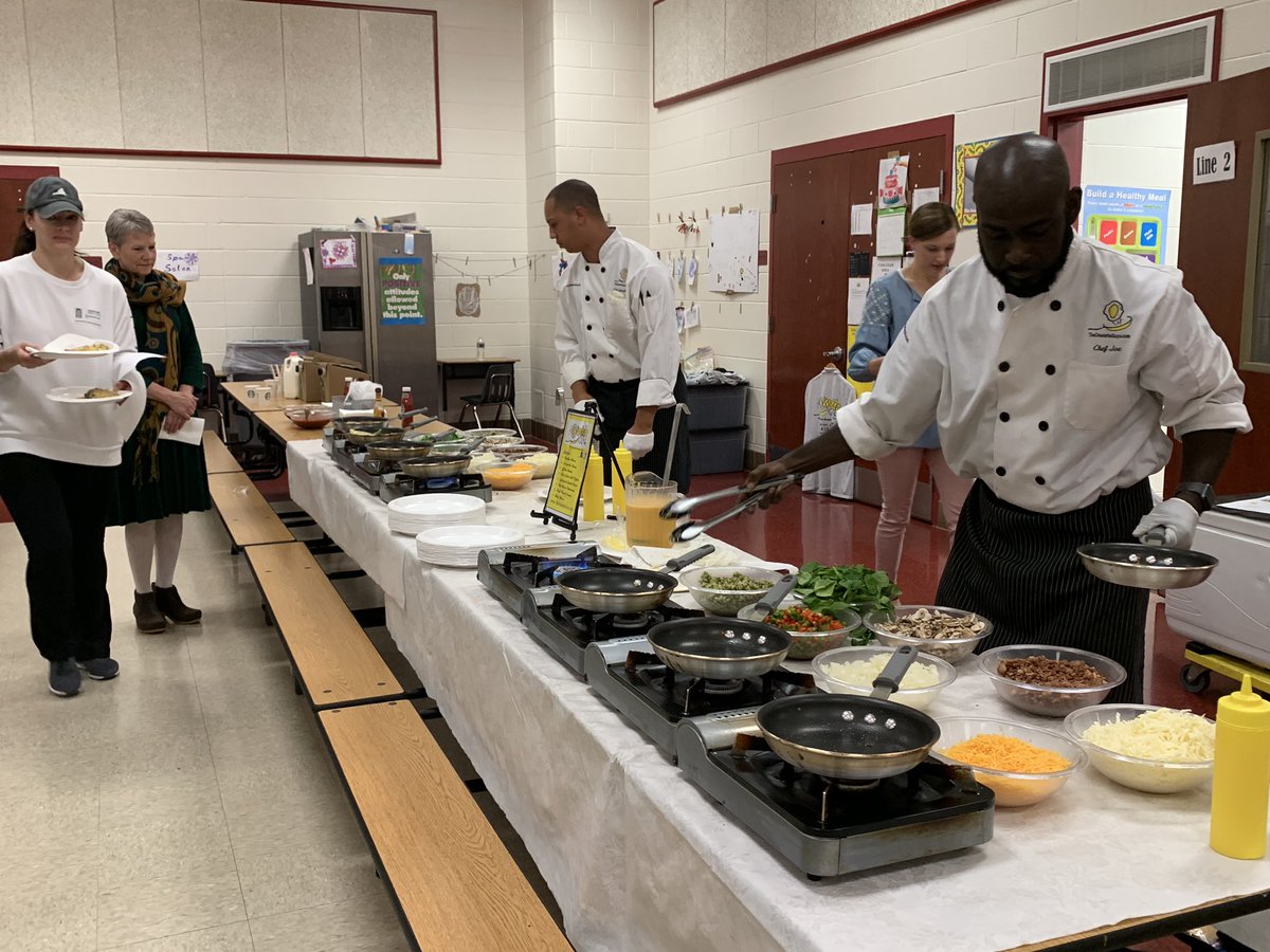 We kicked off our TAW with made to order omelettes #ourteachersrock