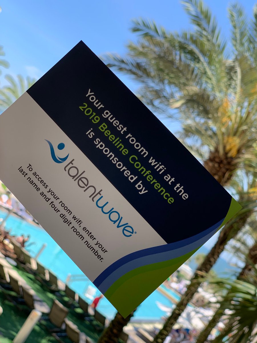 TalentWave's tweet photo. Blue sky and wifi! #TalentWave is looking forward to seeing many familiar faces at the #BeelineConference starting today! Stop by and see @TalentWave's Jennifer Spicher, Danny Chupp, Neal Bhamre and Tim Siddall in the Tech Expo later this afternoon! We have COOL news to share! https://t.co/R1OOfNjjQ2