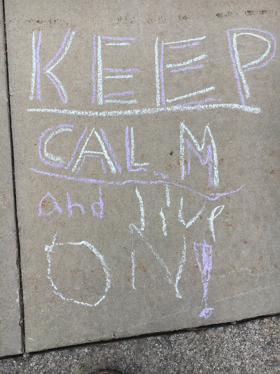 Grade 4 students <a href="/PsRainham/">Rainham Central PS</a> writing positive messages for mental health! #GEDSB #MentalHealthAwarenessWeek #Letschalk