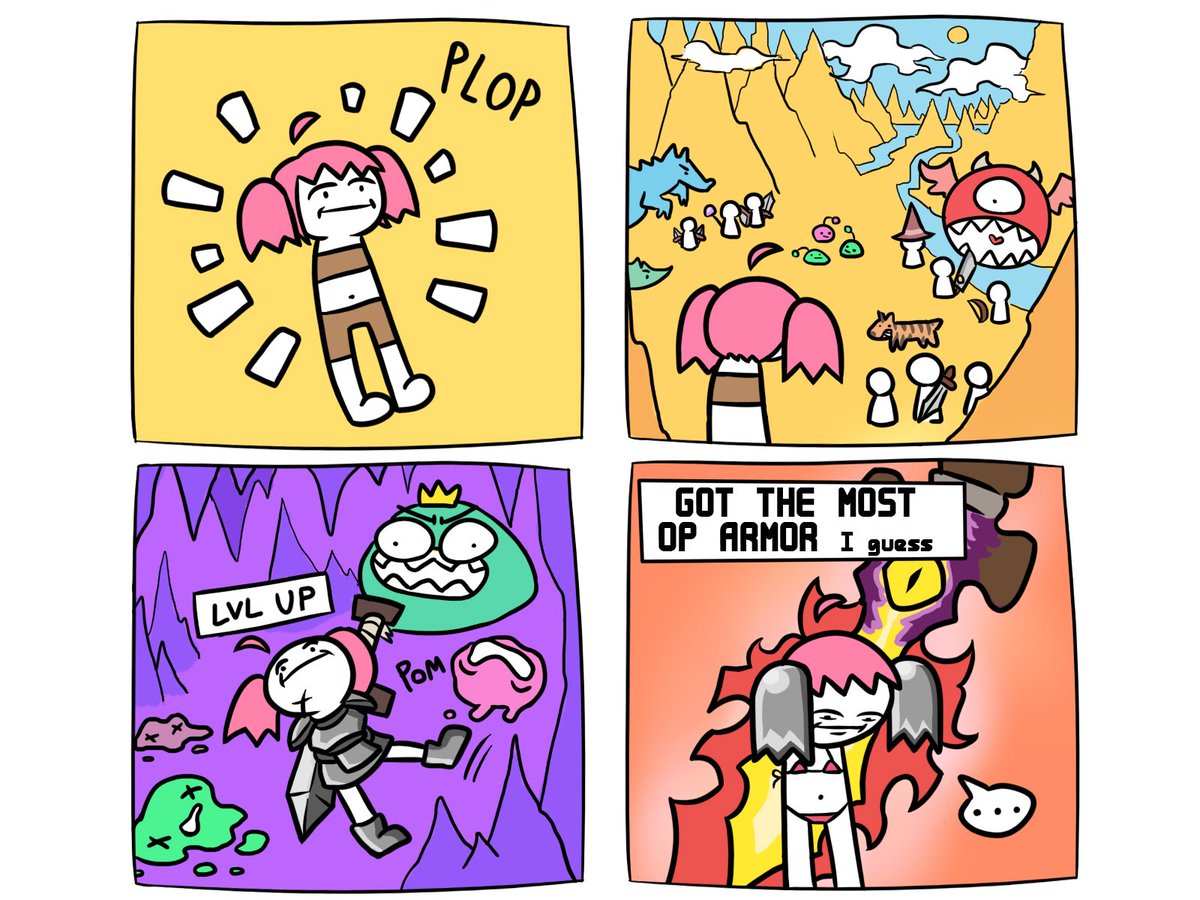 Protagonist-chan goes to an RPG 
