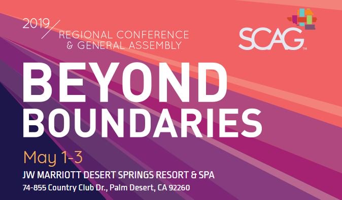 CubicTS's tweet photo. Last week, @SCAGnews stressed the importance of working across jurisdictional boundaries and focusing on planning for the whole SoCal region at #SCAG19GA. Mike Margro and Brandon Long are moving #mobility #beyondboundaries. #LATap #transportation #farecollection #MaaS https://t.co/vA2ltowrZZ