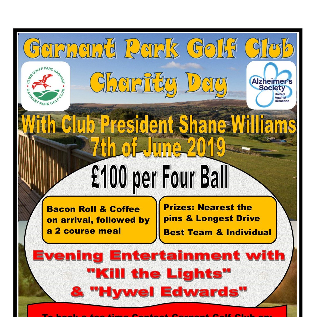 Now taking booking for tee times... Come and support the Junior Golf and some good causes. #future #Golf #juniors #ShaneWilliams