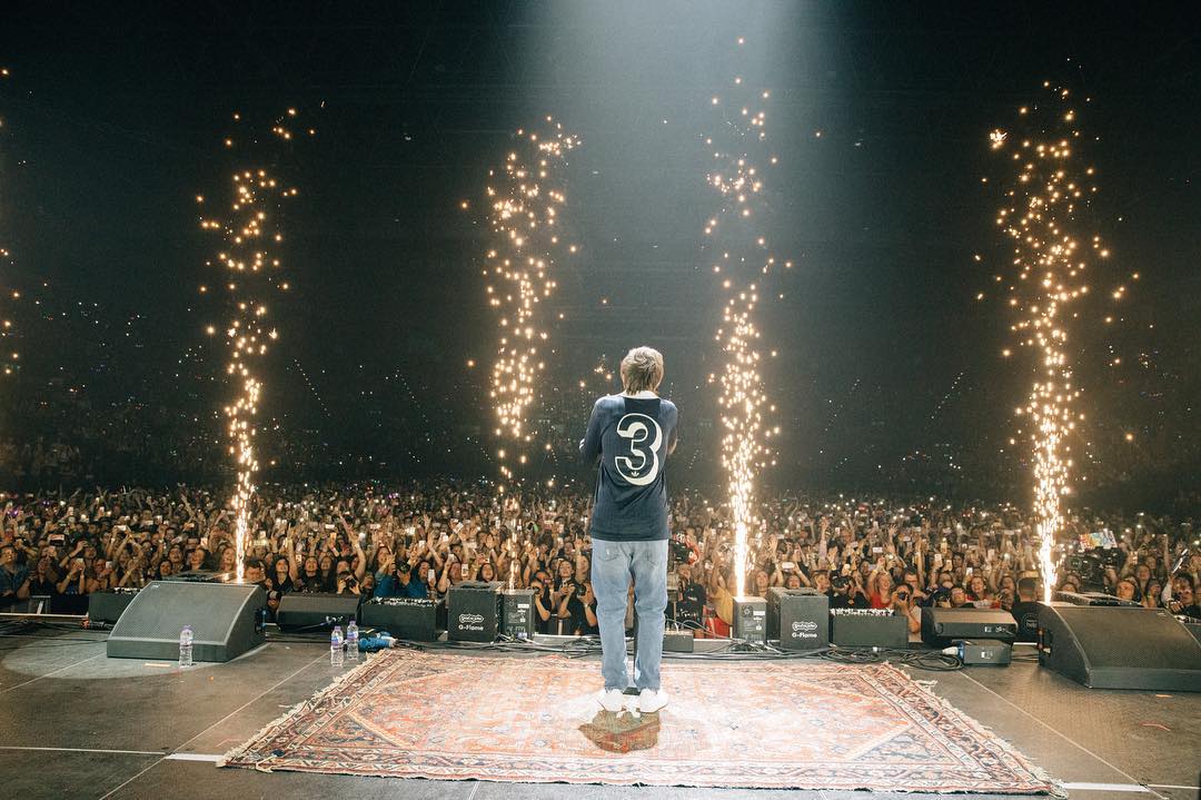 SonyMusicUK's tweet photo. ✨ @Louis_Tomlinson’s performance at #HitsLiveBirmingham lit up the arena https://t.co/oWtFudbS4m
