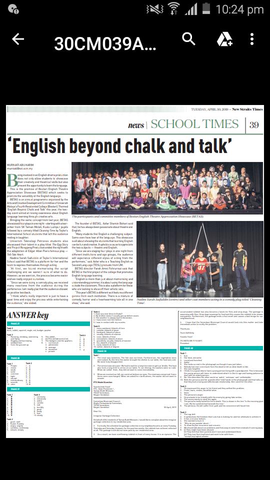 syafrysf's tweet photo. Guess who was in the newspaper today? 😂 #betas2019 https://t.co/lNyMsLwa9L