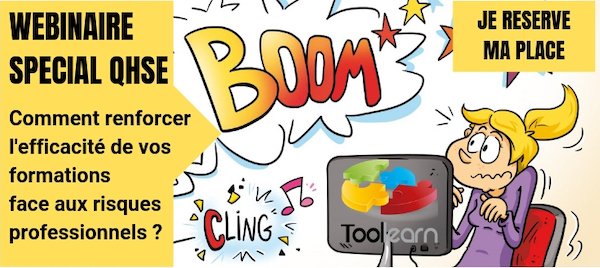 Toolearn's tweet photo. Webinaire special #QHSE - 14 mai à 11 h 30 
30 mn pour découvrir comment renforcer l'efficacité de vos #formations, sensibiliser les collaborateurs aux #risquesprofessionnels  https://t.co/ptwCbtEDhy https://t.co/GJQXjRaCBM