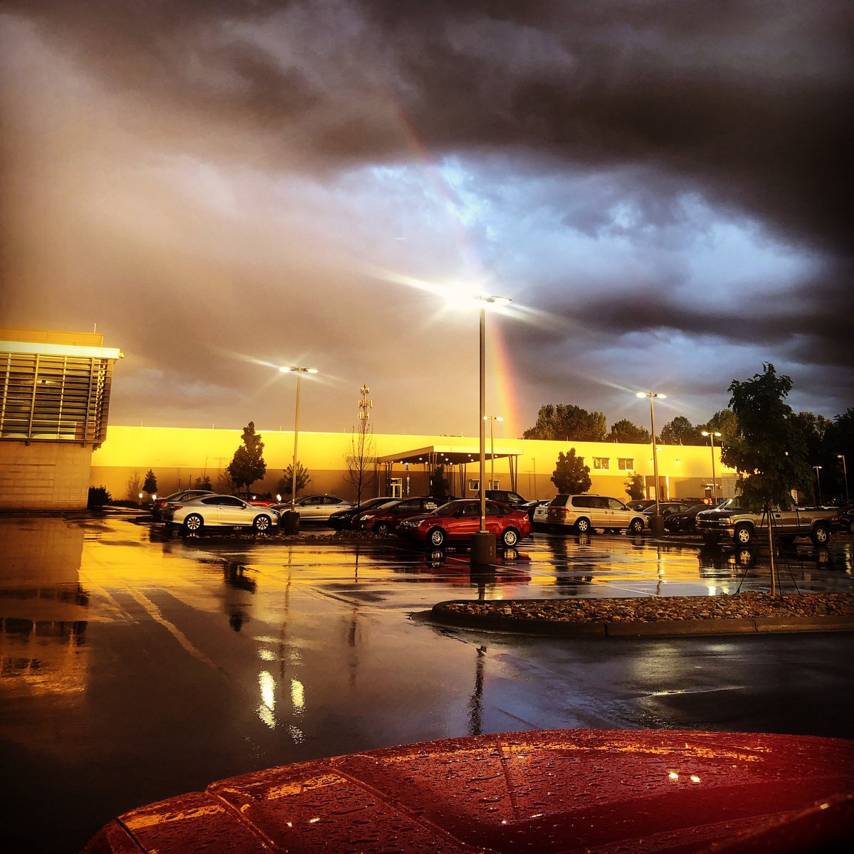 MecklenburgEMS's tweet photo. Behind the dark clouds there is a ray of sunshine waiting to show us a beautiful rainbow. May this week bring us more rainbows.
#medic911 #charlottenc #joinmedic #emt #paramedicstudent #emtstudent #911 #charlottestrong https://t.co/YeLvZv90Tw