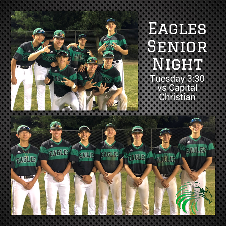 echsconnect's tweet photo. Come cheer on our Seniors - Estabon Jacobo, Blake Moser, Cy Logan, Nate Schooley, Nick Kasparian, Jake Pomeroy &amp; Nate Atkins as they play in their final home game vs Capital Christian at EC. #WeAreEC #ElCaminoPROUD #OnceAnEagleAlwaysAnEagle https://t.co/opD5nA30MD