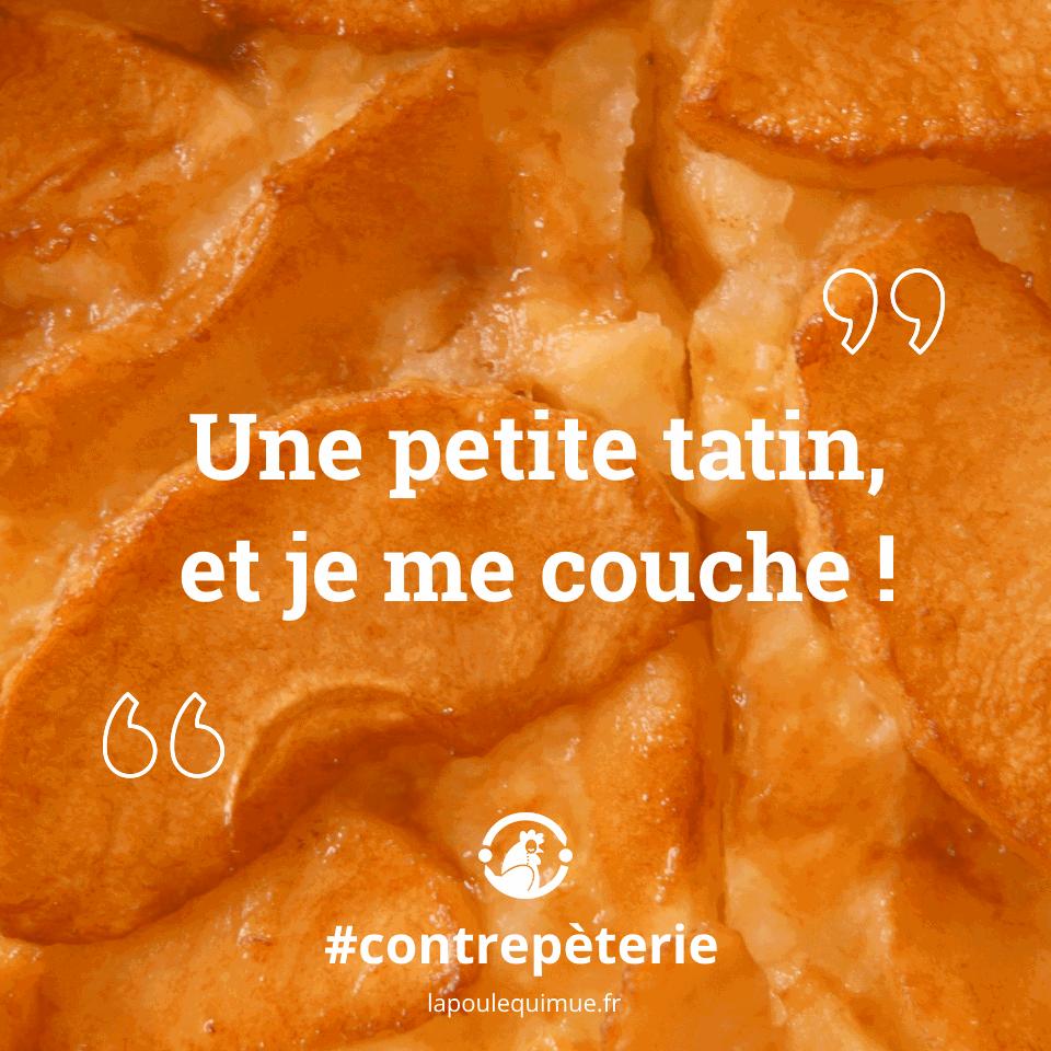 laPoulequiMue's tweet photo. 🐔 Une petite tatin, et je me couche !
#contrepèterie #tatin #miam #tartetatin #touchepasaca #freesleep
📌 https://t.co/IpEuim1uZl https://t.co/A6OJCIJ2eE