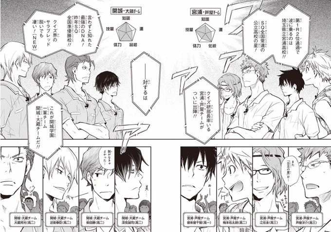 ?舞台劇中の開城vs宮浦戦。御来屋の『囲碁の、棋聖戦～」問題とか、深見兄こと誠司に御来屋がネチネチいじめられる様がもっと見たい方はぜひ原作12巻を…(1/11) #ナナマルサンバツ 