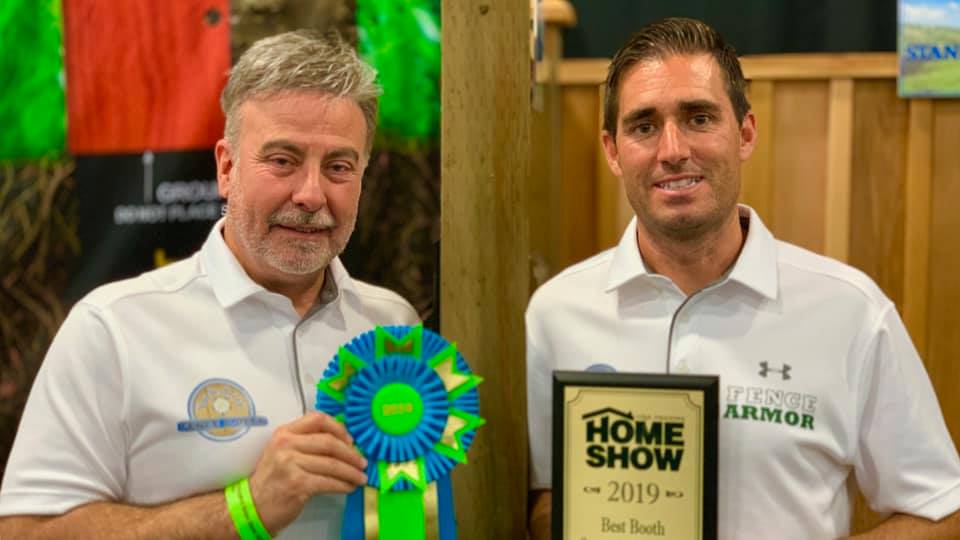 FenceArmorAl's tweet photo. That’s what we call team work!
Congratulations to Yorkshire Fence and Deck and our Director, Al Martins on being awarded Best Booth at the 2019 Ridge Meadows Home Show!
What a great weekend 👏
#fencearmor #yorkshirefenceanddeck #postsaver #homeshow https://t.co/ns5mOtZ2RB