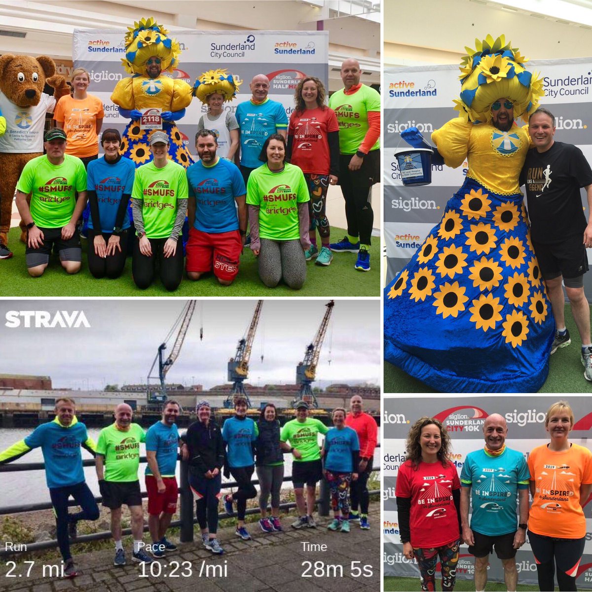 Run_Just_Run's tweet photo. Great morning with the @Sunderland10K team promoting the races, helping with the T-shirt reveal &amp; doing a #SMUFS training run. Wife modelled the red 10k tee. #beinSPIREd #EOTNambassador #RunSunderland @bigpinkdressgnr @stbenedicts1984 @SiglionUK @alydixon262 @racecheck https://t.co/TjgCikczCr