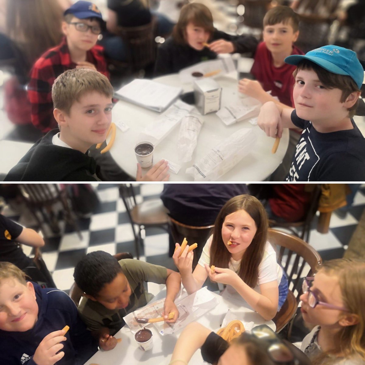 CVC_languages's tweet photo. #Valencia2019 treasure hunt en la ciudad y chocolate con churros ���️😋🇪🇸 @CombertonVC https://t.co/VoEDenkYBI