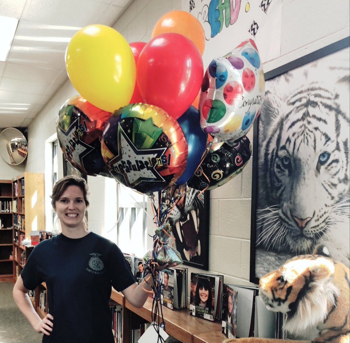 sabrinajolee's tweet photo. What a great day to be a Tiger and a media specialist! ;) #edtech #GaLibChat @glma @gribben_tim @carrollschools @lisapuckett6241 #literacy @High5Sports Looking forward to the summer conference and @GaETConf ! https://t.co/T4v40hv5wZ