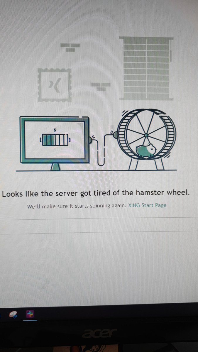AlexanderKouto1's tweet photo. @XING_de der Hamster muss mal wieder laufen ;) https://t.co/iHWzHNISMw