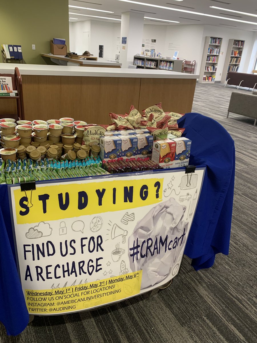 American University Dining tweet media