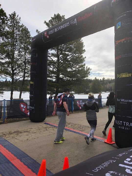 Jimmytheintern's tweet photo. So proud of my time for the EPS First Responders Race - 1:14:45 which was 9:26 faster then my time from last year - thank you to @spcbear1 @take_roots and @MariaOrydzuk my #minitribe for your support, your love and your friendship.  We crushed it this year. https://t.co/WYFoFiMV5V