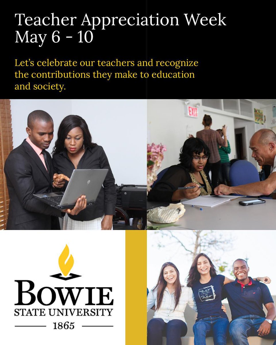 BowieCdc's tweet photo. Professors oftentimes helped to make the seemingly impossible become possible: thinking in new ways, giving helpful advice, determining a career path, etc. Show your appreciation this week to a teacher that made a difference for you. 
#thankateacher #bowiestateuniversity #faculty https://t.co/AnDDfMgIUf