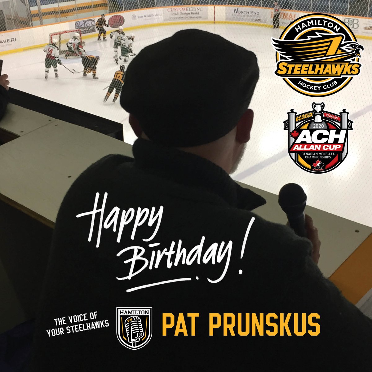Happy Birthday to the voice of your Hamilton Steelhawks <a href="/pprunskus/">Patrick Prunskus</a>!