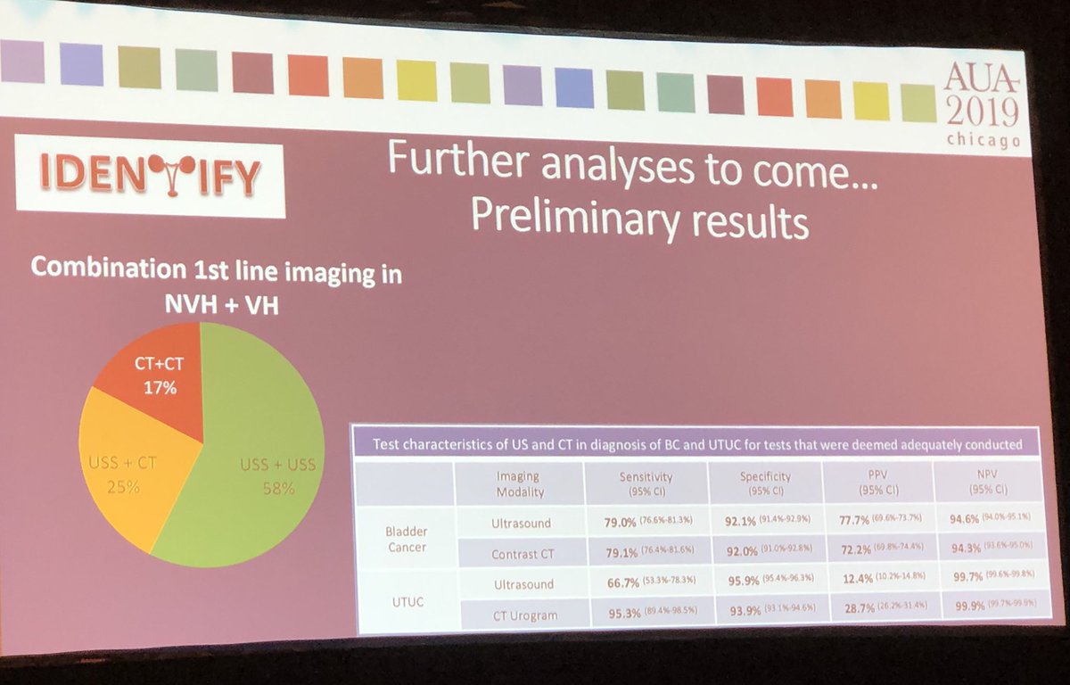 m_e_nielsen's tweet image. 2/2 #AUA19 *so much* amazing data coming from #IDENTIFYstudy. @mrSinanK did 💪summary in time constraints

a few highlights:
-ZERO upper tract UC in pts &amp;lt;60yo w AMH/NVH
-huge variation within/across countries in diagnostic yield. #staytuned