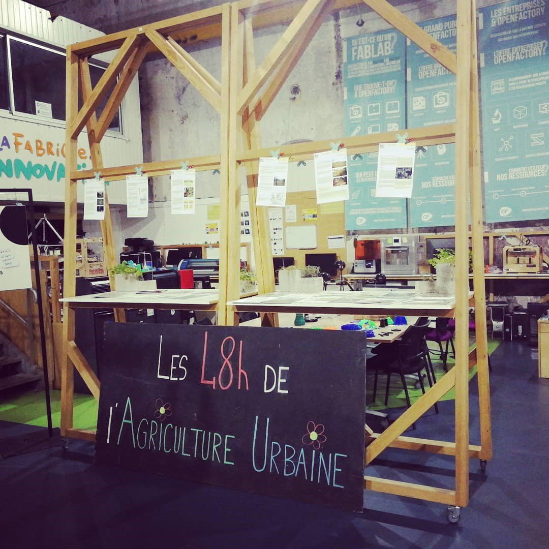 fabrinnov's tweet photo. La Pré-Fabrique de l'#Innovation de l'@UniversiteLyon à #SaintEtienne a accueilli ce week-end @48hagriurbaine. Au programme, composition de jardinières, fabrication de terrarium, réflexion sur l'agriculture urbaine de demain... Merci aux animateurs et aux participants ! https://t.co/RoFmm9zYlZ