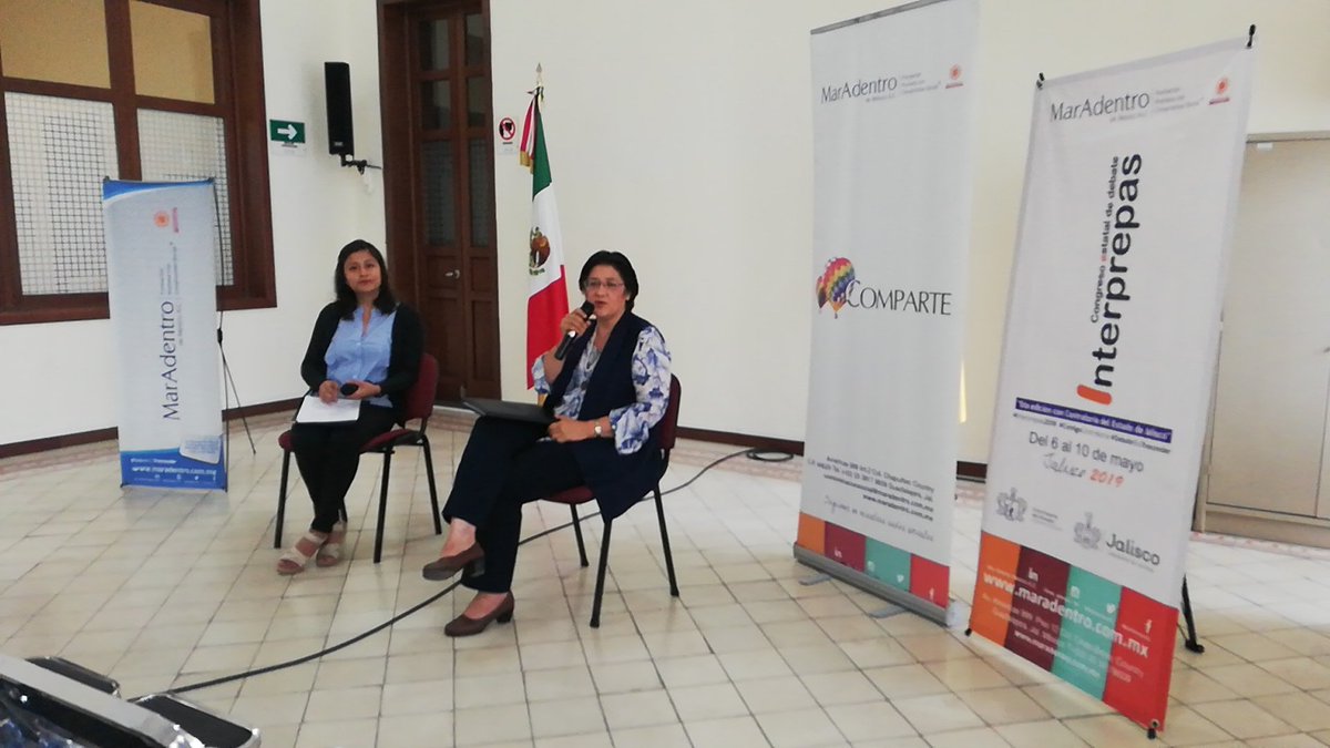 MarAdentroAC's tweet photo. "Yo veo que las mujeres vamos abriendo camino dentro de gobierno, en este gabinete somos 3 mujeres al frente de secretarías" Lic. María Teresa Brito @ContraloriaJal #DebatirEsTrascender #ContigoContraloría #Interprepas2019 #Juventud #Jalisco #Debate https://t.co/iMD7pPG3if