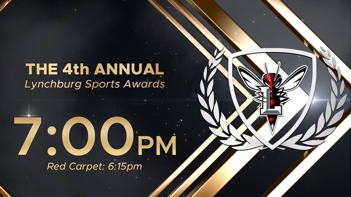 Lynchburg_vb's tweet photo. Tonight, one of the greatest nights in sports, is the 4th Annual Lynchburg Sports Awards! ✨ We cannot wait to honor all of our hard-working Hornets! #WonNation #eLevation #MakeYourMark https://t.co/D0tB30gOwp