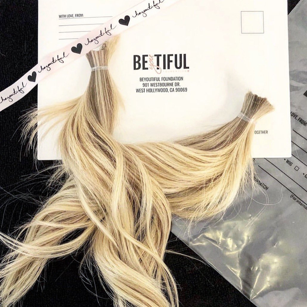 RevolveGlamour's tweet photo. When we know better, we do better 💗 Our partnership with @beyoutifulfoun1 ensures that your hair always goes to the right place! Donations contribute to hats, accessories and wigs for those who need it most. Donate your hair today! #RevolveGlamour https://t.co/p5841lWrdd