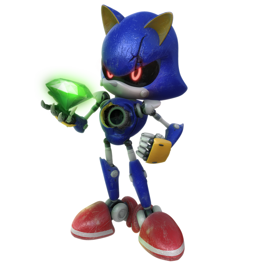 Transparent Metal Sonic Png - Metal Sonic Nibroc Rock, Png